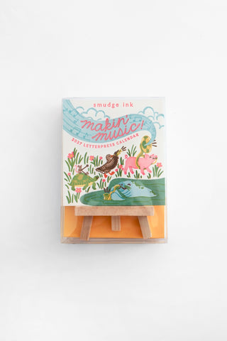2027 Makin' Music Letterpress Desk Calendar