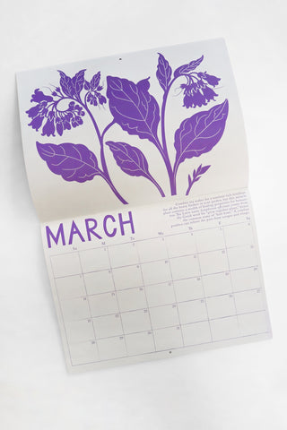 2027 Medicinal Plants Calendar
