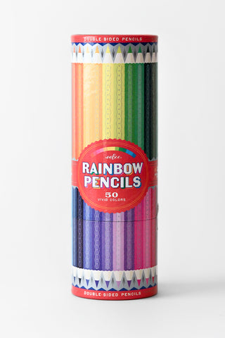 25 Rainbow Double-Sided Pencils