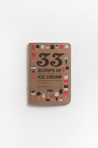 33 Scoops of Ice Cream Pocket Notebook