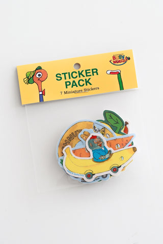 3P4 X Richard Scarry® - Busy Town Mini Sticker Pack