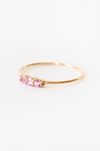 3S Pink Sapphire Ring