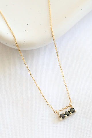 3s Black Diamond Necklace