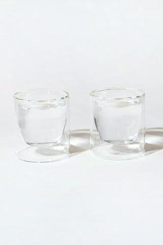 6 oz Double-Wall Clear Glass Single