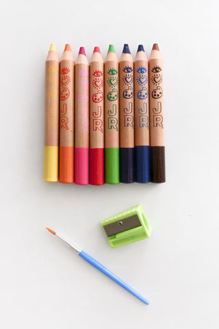 8 Chubby Watercolor Pencils