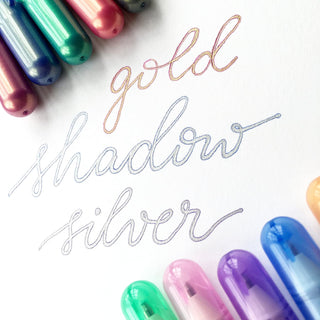 Gelly Roll Metalic Shadow Pen