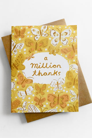 A Million Thanks Greeting Card