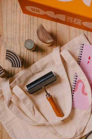 Block Print Tote Kit