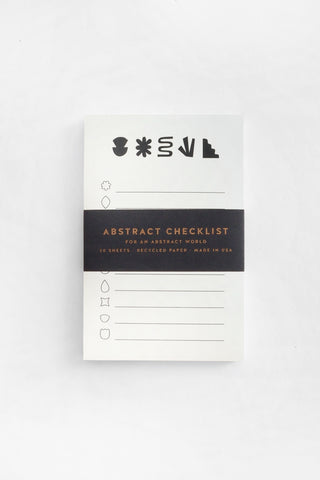 Abstract Checklist Notepad