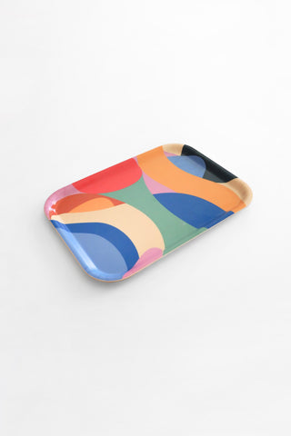 Abstract Small Rectangle Tray