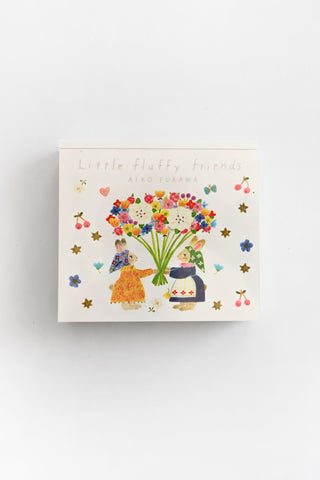 Aiko Fukawa Little Fluffy Friends Block Memo Pad