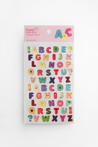 Alphabet Gel Stickers