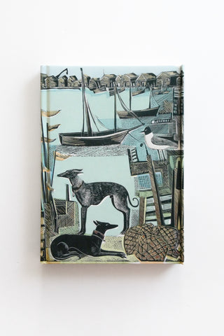 Angela Harding: Harbour Whippets Foiled Journal