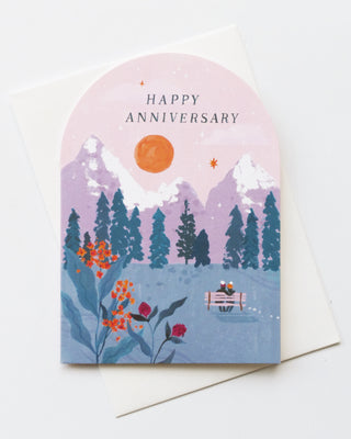 Anniversary Sunset Greeting Card