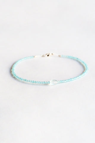 Apatite + Aquamarine Bracelet