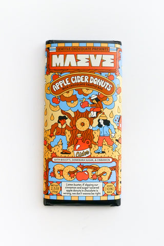Apple Cider Donuts Chocolate Truffle Bar