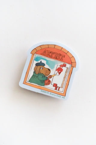 Richard Scarry Vinyl Sticker