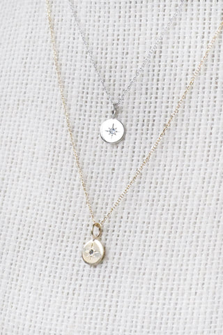 Asteria "one" Gold + Diamonds Necklace