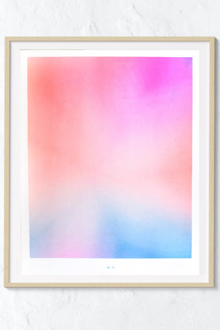 Aura 2 Risograph Art Print