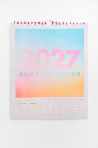 Aura 2027 Risograph Wall Calendar