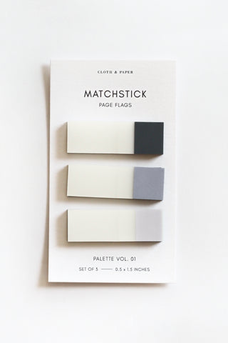 Matchstick Page Flag Set