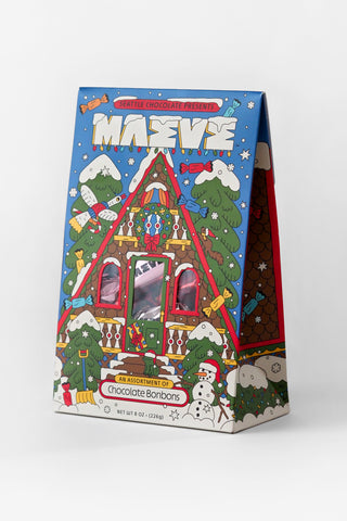 Away in an A-Frame Bonbon Box