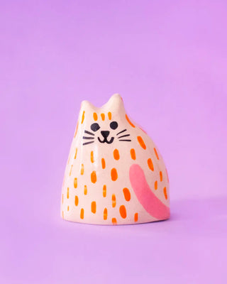 Baby Cats Tiny Ceramic Sculptures