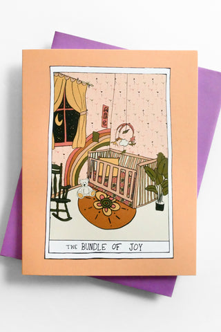 Baby Tarot Greeting Card