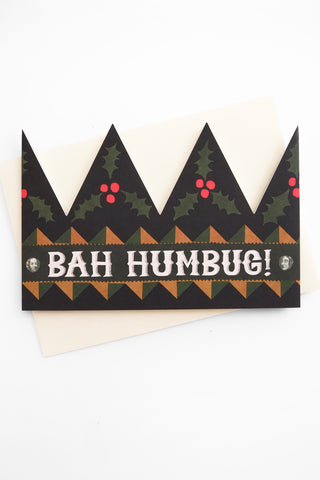 Bah Humbug Party Hat Card