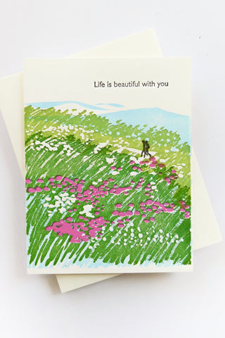 Beautiful With You Greeting Card