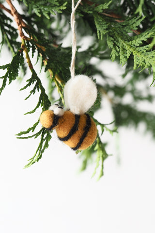 Bee Felt Ornament