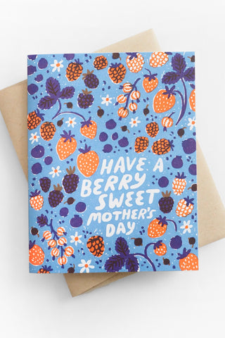 Berry Mother's Day Greeting Card By Phoebe Wahl