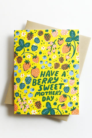 Berry Sweet Mother's Day Greeting Card