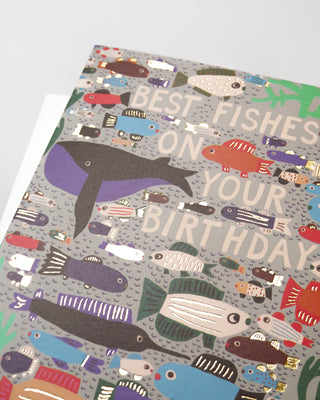 Best Fishes Birthday Petite Greeting Card