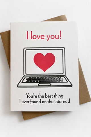 Best Internet Love Greeting Card