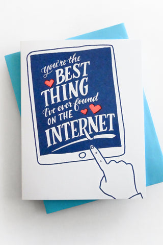 Best Thing On The Internet Greeting Card