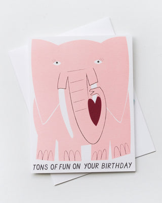 Big Elephant Birthday Greeting Card