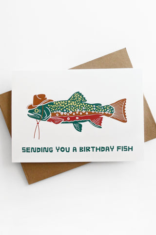 Birthday Fish Greeting Card