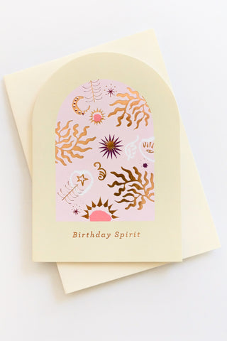 Birthday Spirit Greeting Card