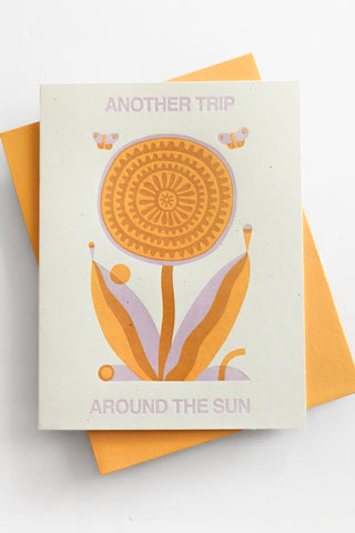 'Birthday' Letterpress Greeting Card