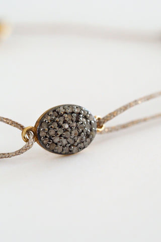 Black Diamond Bracelet Oval