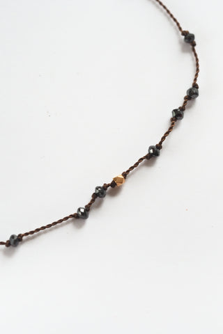 Black Diamond Chip Bracelet