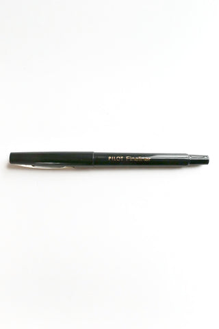 Black Fineliner Marker Pen