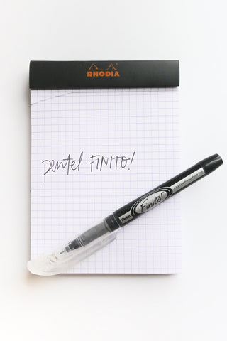 Black Finito Porous Point Pen