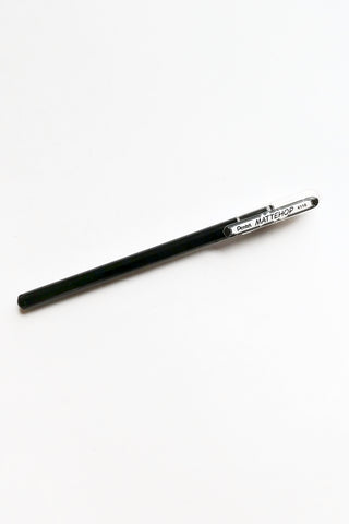 Black Hybrid Mattehop Gel Roller Pen