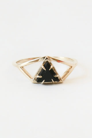 Black Onyx Veela Ring