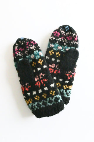 Black Parker Mittens