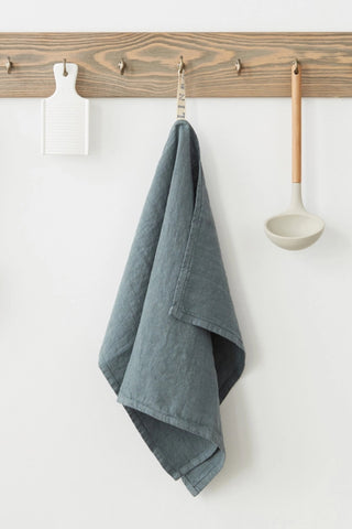 Linen Kitchen Towels • Blues