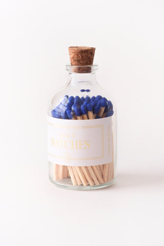 Glass Apothecary Match Bottle