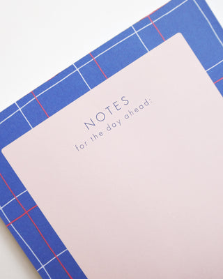 Blue Grid Notepad